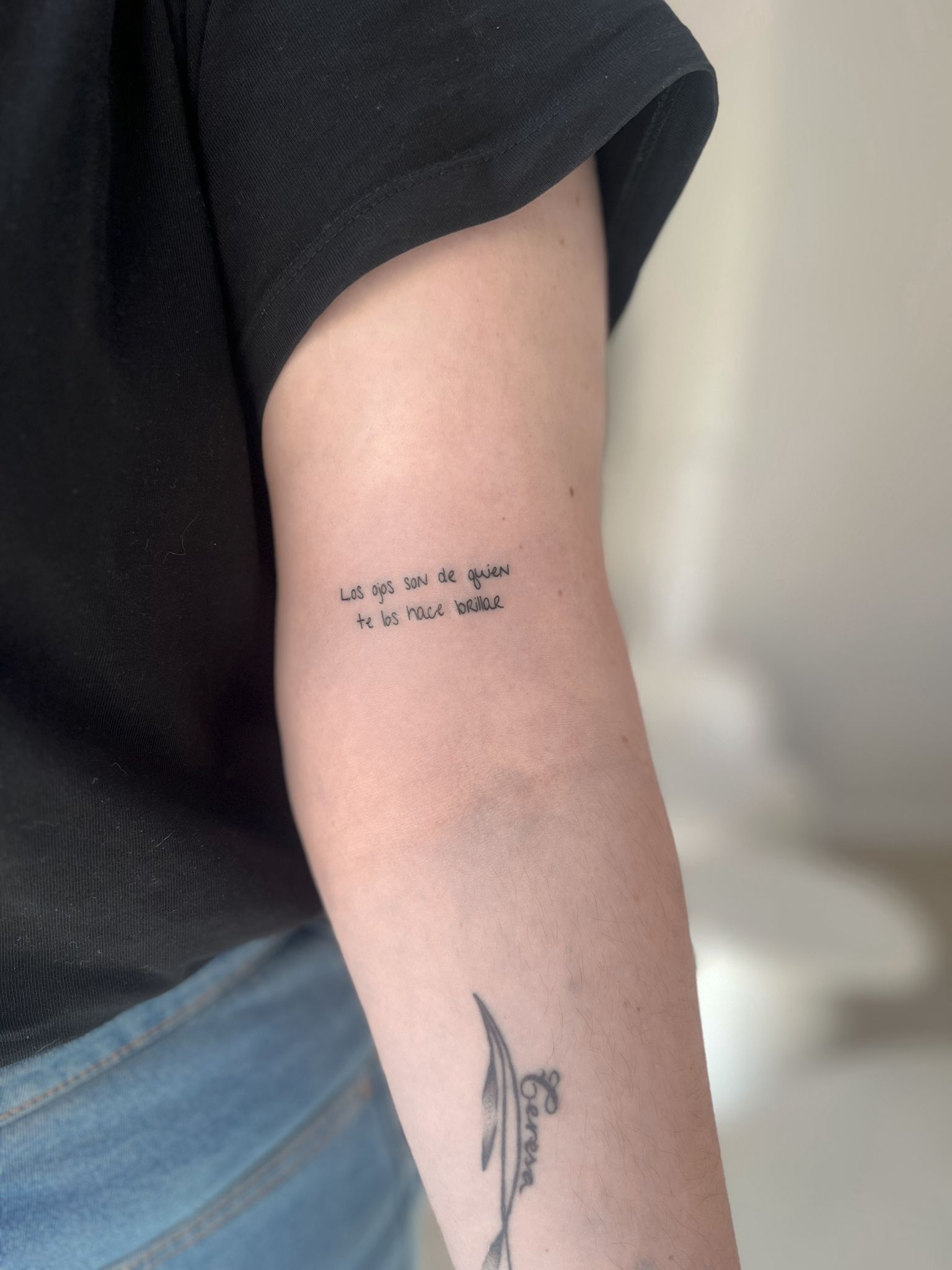 Tatuaje lettering por Marta San
